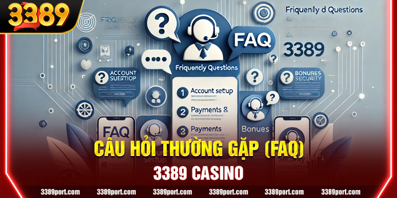 Câu hỏi thường gặp (FAQ) khi trải nghiệm tại nhà cái 3389